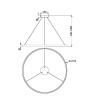 Подвесной светильник MAYTONI RIM MOD058PL-L65B3K